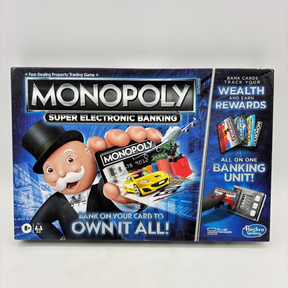 Monopoly Super Electronic Banking COMPLETE Hasbro Gaming 2020 TESTED WORKS